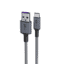 walta elite real plus pro usb to type c braided cable grey