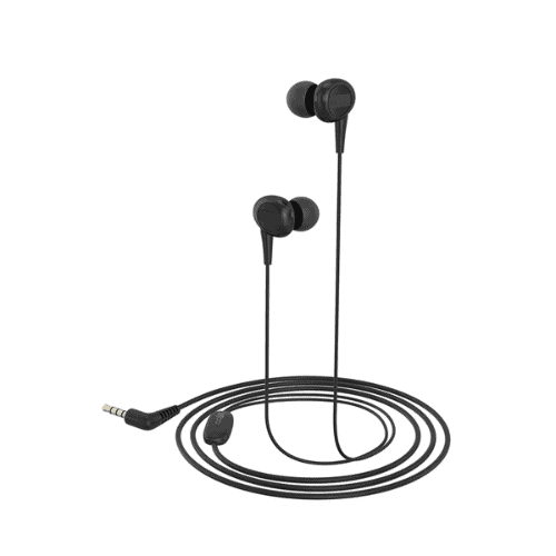 walta elite shimmer in ear wired earphone with mic black