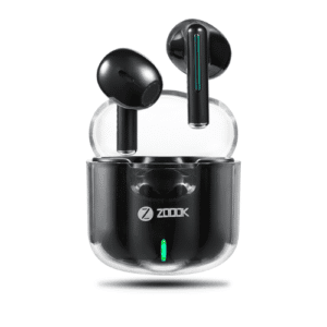 zoook chord true wireless stereo bluetooth earbuds with touch controls- black