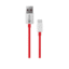 zoook dash charge usb to type c 20 w dash charge sync cable red