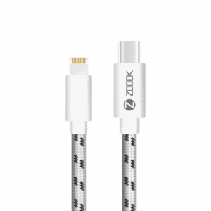 zoook rush extreme type c to lightning fast cable white