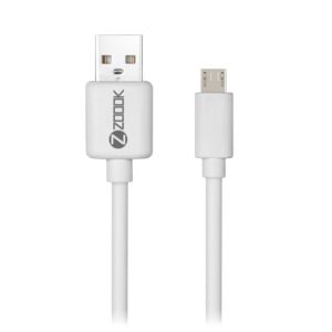 zoook velocity 8 usb to micro usb ultra fast charge sync cable white